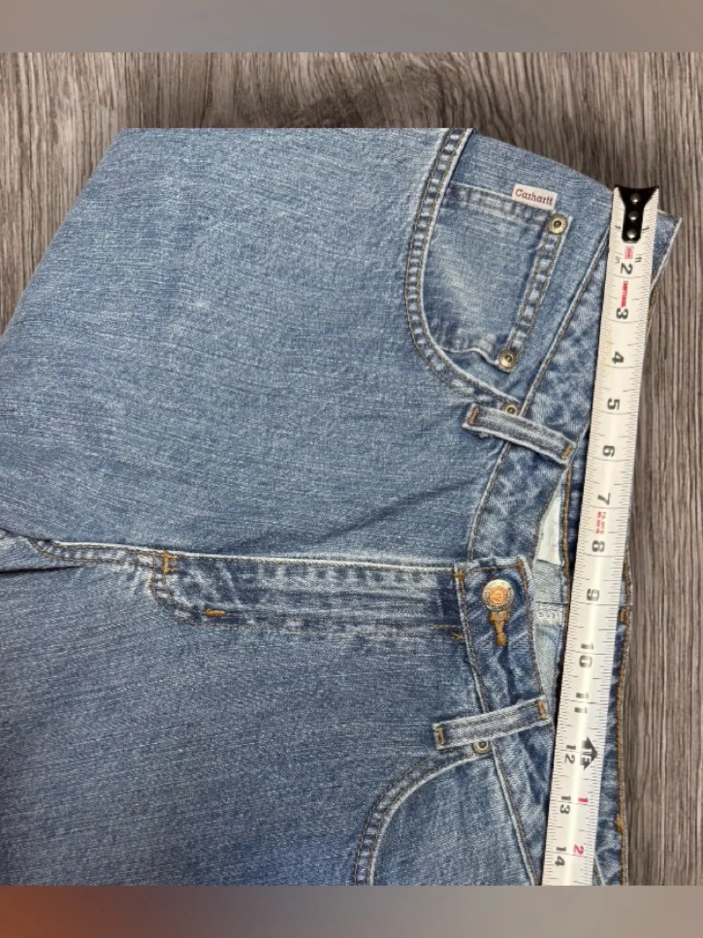 NWT Women’s  Carhartt Relaxed Fit Straight Leg Jeans SZ 14/32